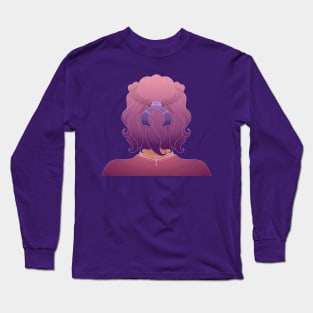 Purple-Haired Girl Long Sleeve T-Shirt